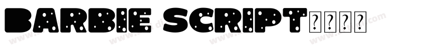 Barbie Script字体转换